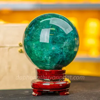 Quả Cầu Thạch Anh Xanh - Fluorite Xanh - 3.37kg - 12.5cm - M227223