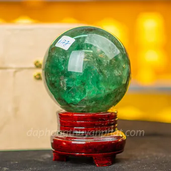 Quả Cầu Thạch Anh Xanh - Fluorite Xanh - 1.77kg - 10cm - M227226