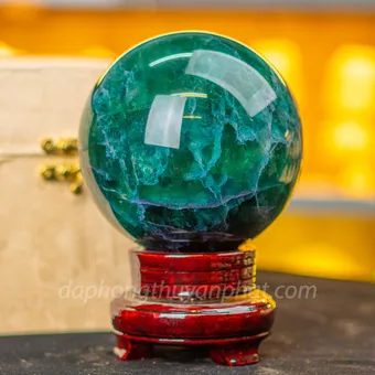 Quả Cầu Thạch Anh Xanh - Fluorite Xanh 2.85kg - 11,5cm - M227221