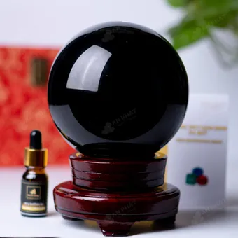 Quả Cầu Obsidian Đen - 4,23kg - M2192423