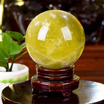 Quả cầu phong thủy mệnh Thổ  - Công danh mênh mông, tiền tài về tựa thác đổ