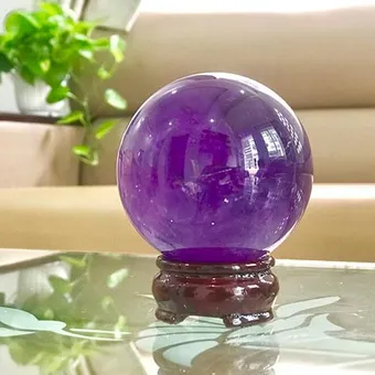 Quả cầu thạch anh tím - Khai vận hanh thông, Gia tăng tài lộc