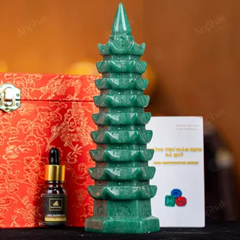 Tháp Văn Xương Thạch Anh Xanh - 0,94kg - M0598094