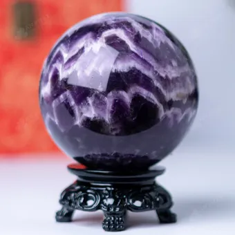 Quả Cầu Đá Thạch Anh Tím Hoa Chanh - 1,16Kg - M2598116