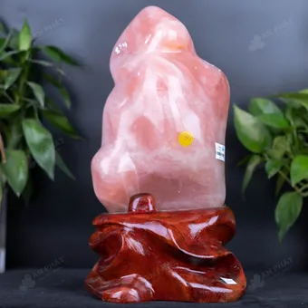 Đá Cảnh - Đá Trấn Trạch Thạch Anh Hồng - 9,5kg - M277595