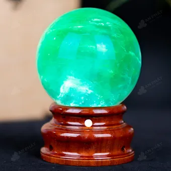 Quả Cầu Thạch Anh Xanh - Fluorite Xanh - 1,35Kg - M2650135