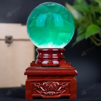 Quả Cầu Thạch Anh Xanh - Fluorite Xanh - 3,36Kg - M2650336