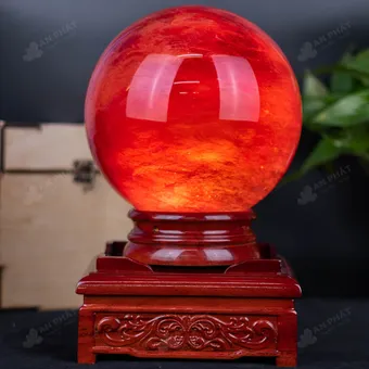 Quả Cầu Đá Núi Lửa Đỏ - 9,0Kg - M034697