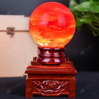 Quả Cầu Đá Núi Lửa Đỏ - 2,2 Kg - M215722