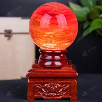 Quả Cầu Đá Núi Lửa Đỏ - 2,54 Kg - M21572542