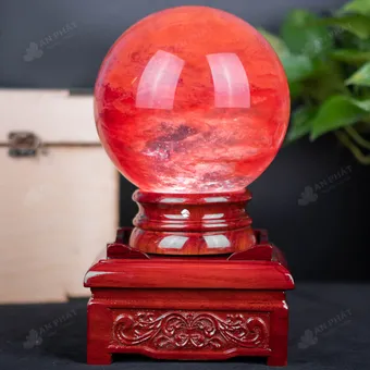 Quả Cầu Đá Núi Lửa Đỏ - 4,63 Kg - M2157463