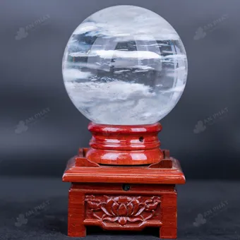 Quả Cầu Đá Núi Lửa Trắng - 3,04Kg - M2163304