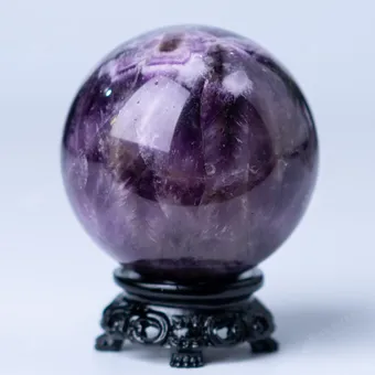 Quả Cầu Đá Thạch Anh Tím Hoa Chanh - 0,26Kg - M2598026