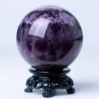 Quả Cầu Đá Thạch Anh Tím Hoa Chanh - 0,71Kg - M2598071