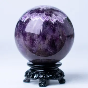 Quả Cầu Đá Thạch Anh Tím Hoa Chanh - 0,9Kg - M259809