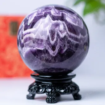 Quả Cầu Đá Thạch Anh Tím Hoa Chanh - 2,62Kg - M2598262