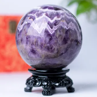 Quả Cầu Đá Thạch Anh Tím Hoa Chanh - 2,68Kg - M2598268