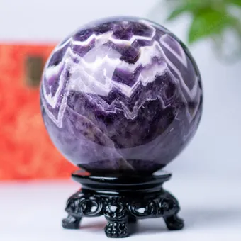 Quả Cầu Đá Thạch Anh Tím Hoa Chanh - 2,74Kg - M2598274