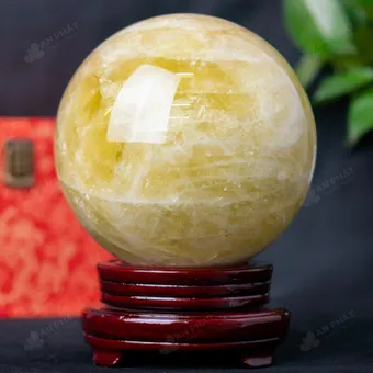 Quả Cầu Phong Thủy Đá Thạch Anh Vàng - 6,43kg - M2604643