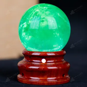 Quả Cầu Thạch Anh Xanh - Fluorite Xanh - 0,9Kg - M265009