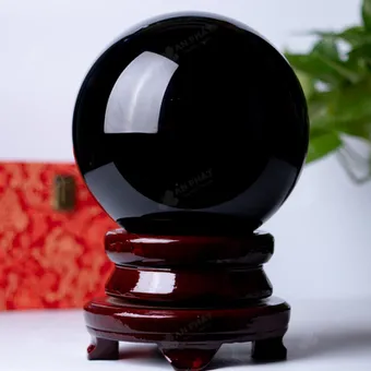 Quả Cầu Obsidian Đen - 9,56kg - M2192956