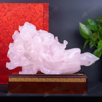 Tác Phẩm Bắp Cải Ngọc Onyx Hồng - M1540