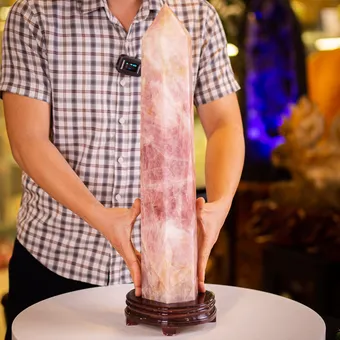 Trụ Thạch Anh Hồng 11,09kg - M07533