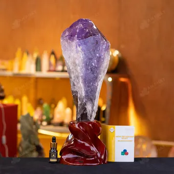 Trụ Đá Thạch Anh Tím Thô - 6,7kg - M157267