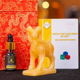 Tượng Dê Đá Ngọc Hoàng Long - 10cm - M2850022