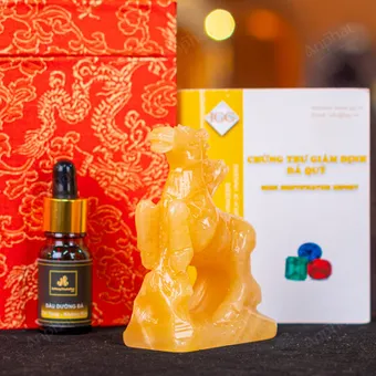 Tượng Ngựa Đá Ngọc Hoàng Long - 10cm - M28500239