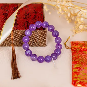 Vòng Tay Thạch Anh Tím 3A 14 Ly 079-0793A-14