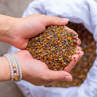 Vụn Đá Thạch Anh Mắt Hổ Mini