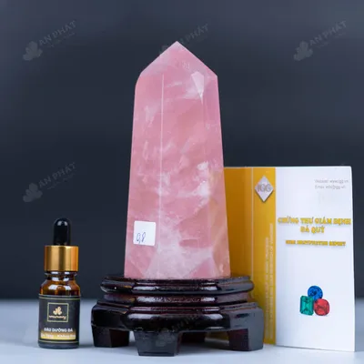 Trụ Đá Thạch Anh Hồng - 0,8kg - M279408