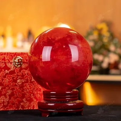 Quả Cầu Đá Núi Lửa Đỏ - 4,7kg - M215747