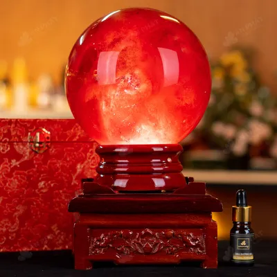 Quả Cầu Đá Núi Lửa Đỏ - 4,7kg - M215747