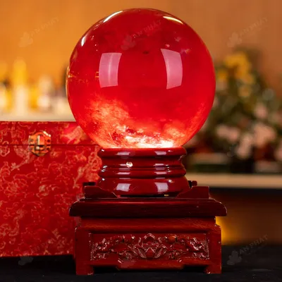 Quả Cầu Đá Núi Lửa Đỏ - 4,7kg - M215747