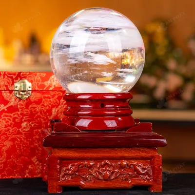 Quả Cầu Đá Núi Lửa Trắng - 2,5kg - M203525