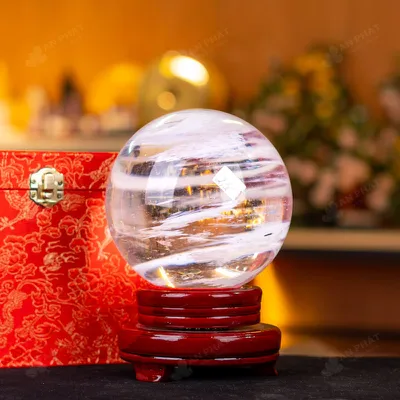 Quả Cầu Đá Núi Lửa Trắng - 2,5kg - M203525