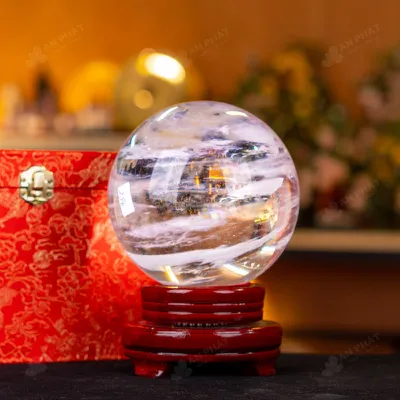 Quả Cầu Đá Núi Lửa Trắng - 2,86kg - M2035286