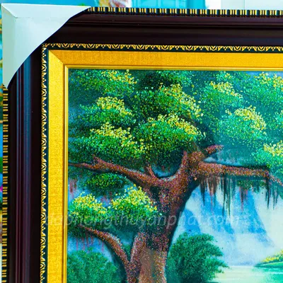 Tranh Đá Phong Thủy | Tranh Đá Quý Cao Cấp | Tranh Trường Thọ - Chất Liệu Đá Quý Tự Nhiên 100% - Kích Thước: 1m1 x 0,8m AT000