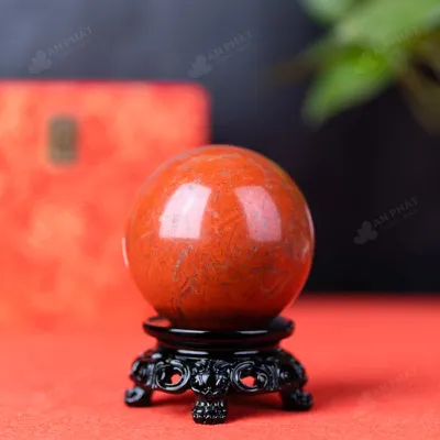 Quả Cầu Ngọc Bích Đỏ - 1,29kg - M0210129