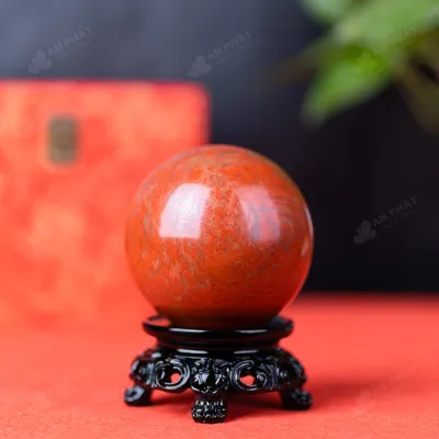 Quả Cầu Ngọc Bích Đỏ - 1,29kg - M0210129