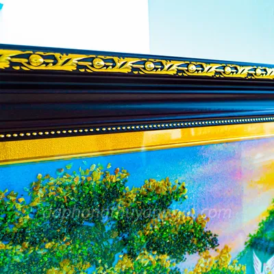 Tranh Đá Phong Thủy | Tranh Đá Quý Cao Cấp | Tranh Đá Quý Phong Cảnh | Tranh Thuận Buồm Chất Liệu Đá Quý Tự Nhiên 100% - Kích Thước: 1m85 x 1m15 AT012