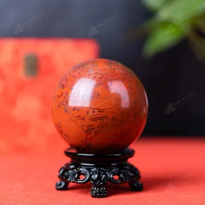 Quả Cầu Ngọc Bích Đỏ - 1,82kg - M0210182