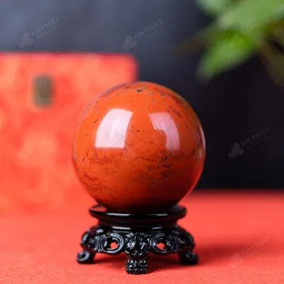 Quả Cầu Ngọc Bích Đỏ - 1,82kg - M0210182