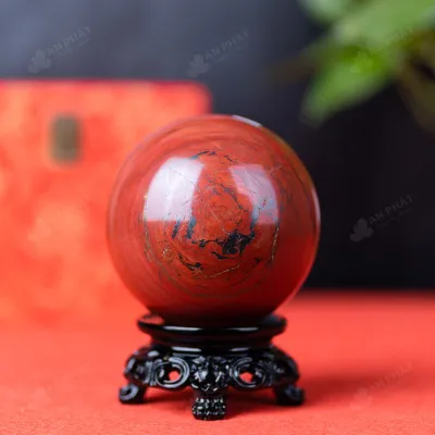 Quả Cầu Ngọc Bích Đỏ - 2kg - M02102