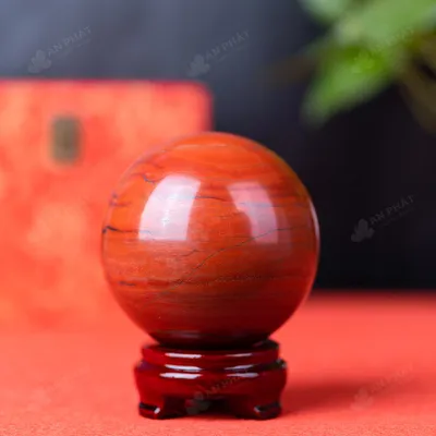 Quả Cầu Ngọc Bích Đỏ - 2kg - M02102