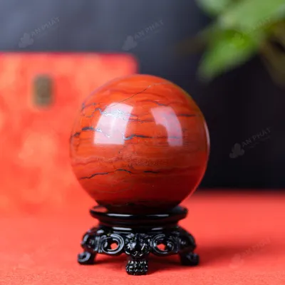 Quả Cầu Ngọc Bích Đỏ - 2kg - M02102