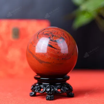 Quả Cầu Ngọc Bích Đỏ - 2,06kg - M0210206
