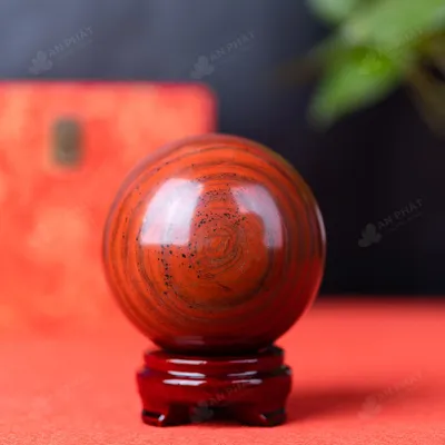 Quả Cầu Ngọc Bích Đỏ - 2,06kg - M0210206